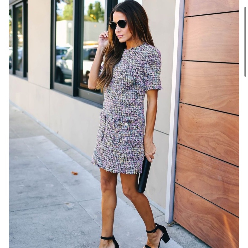 Vici Tweed Dress